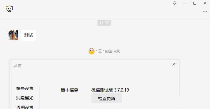 微信3.7.0.19多开防撤回带消息补丁