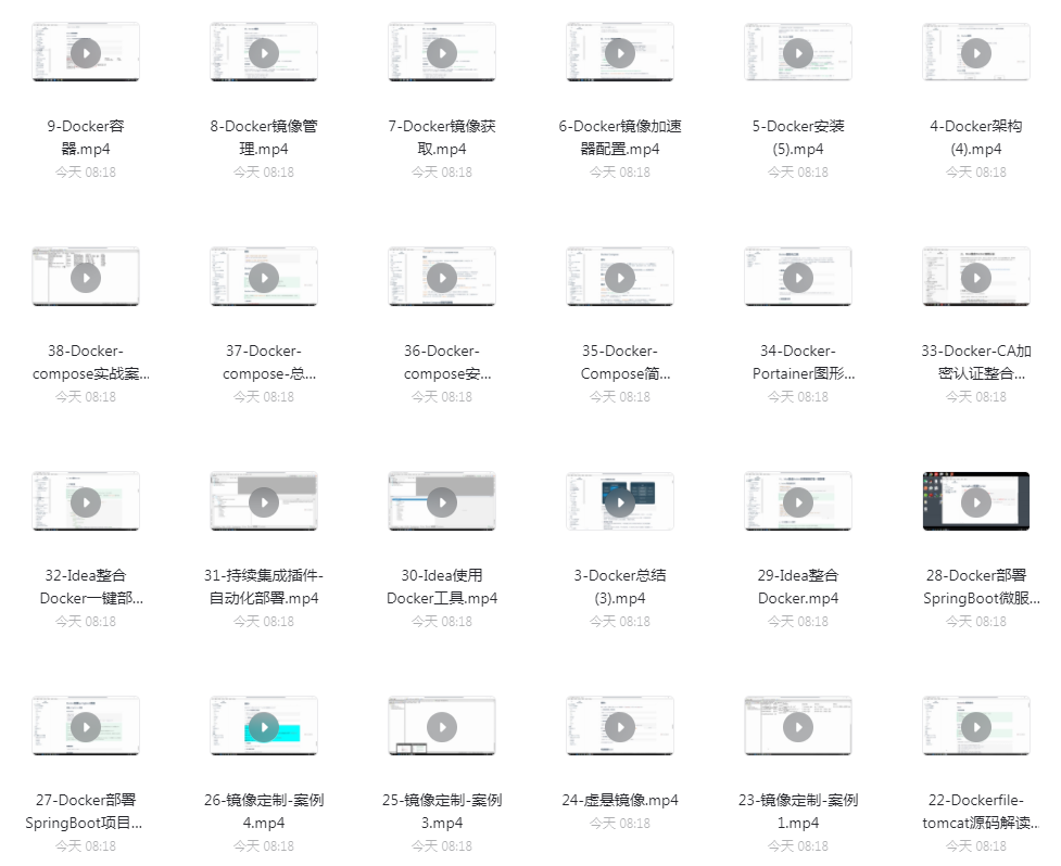 Java基础进阶 Docker入门+实战