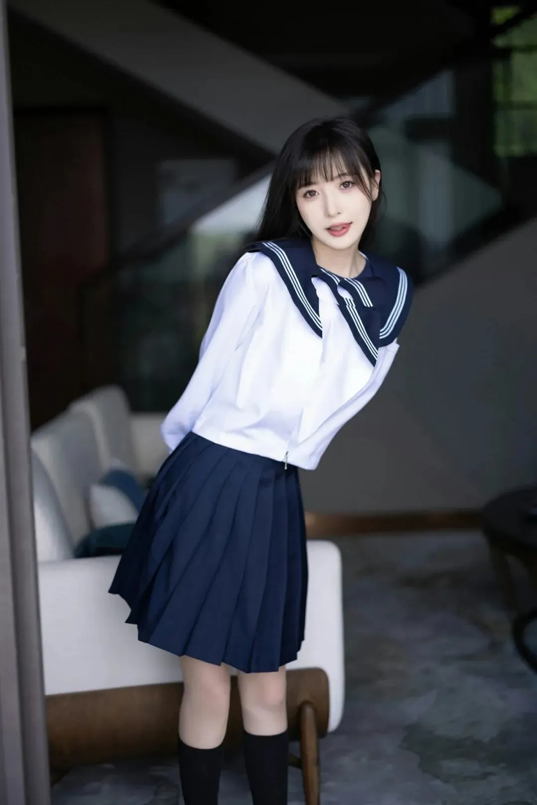 林星阑写真作品——绝美JK女神 摄影评测赏析