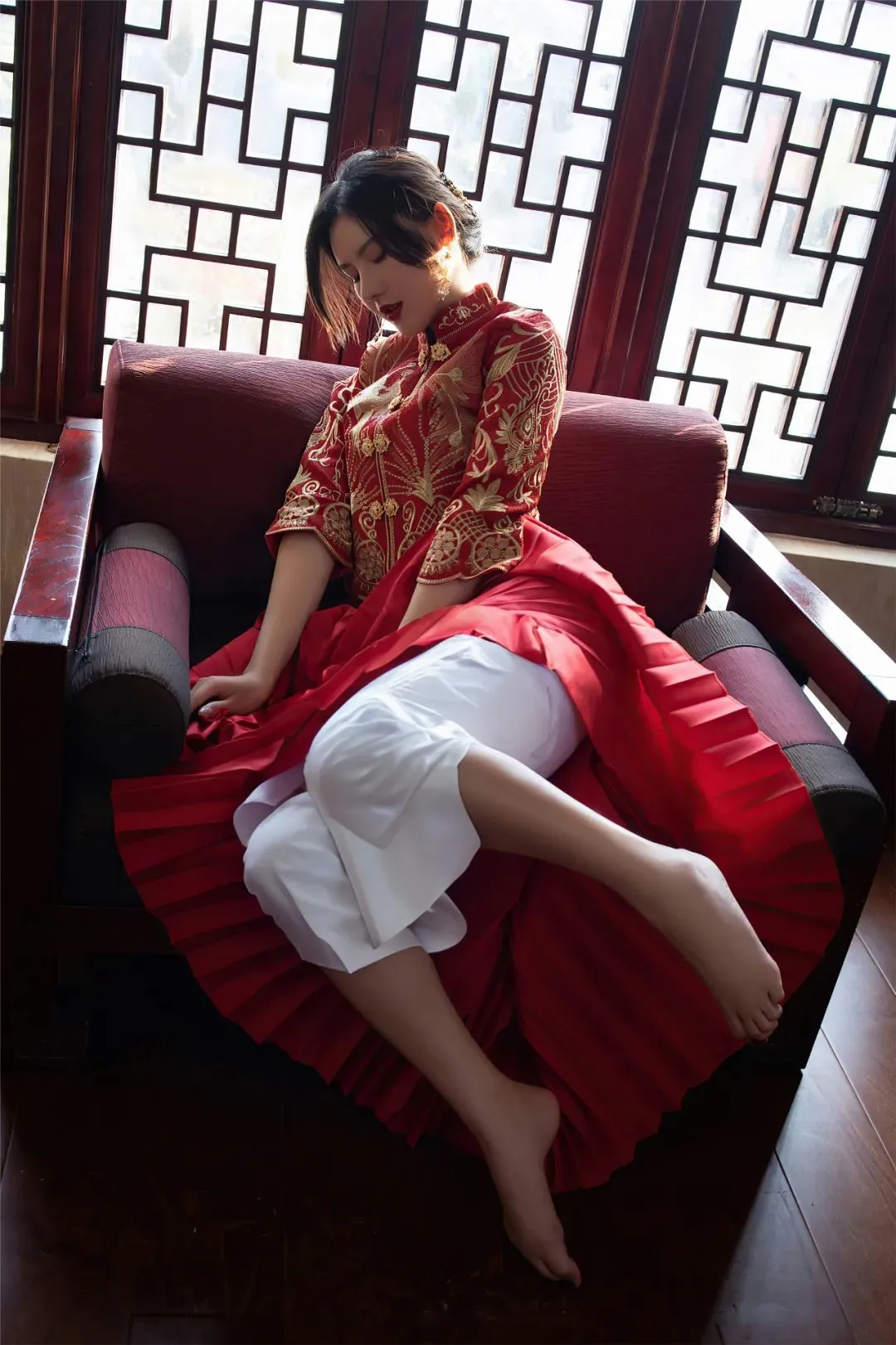 秀人集模特写真:阿朱,美丽新娘「摄影评测与赏析」 | 黑料正能量