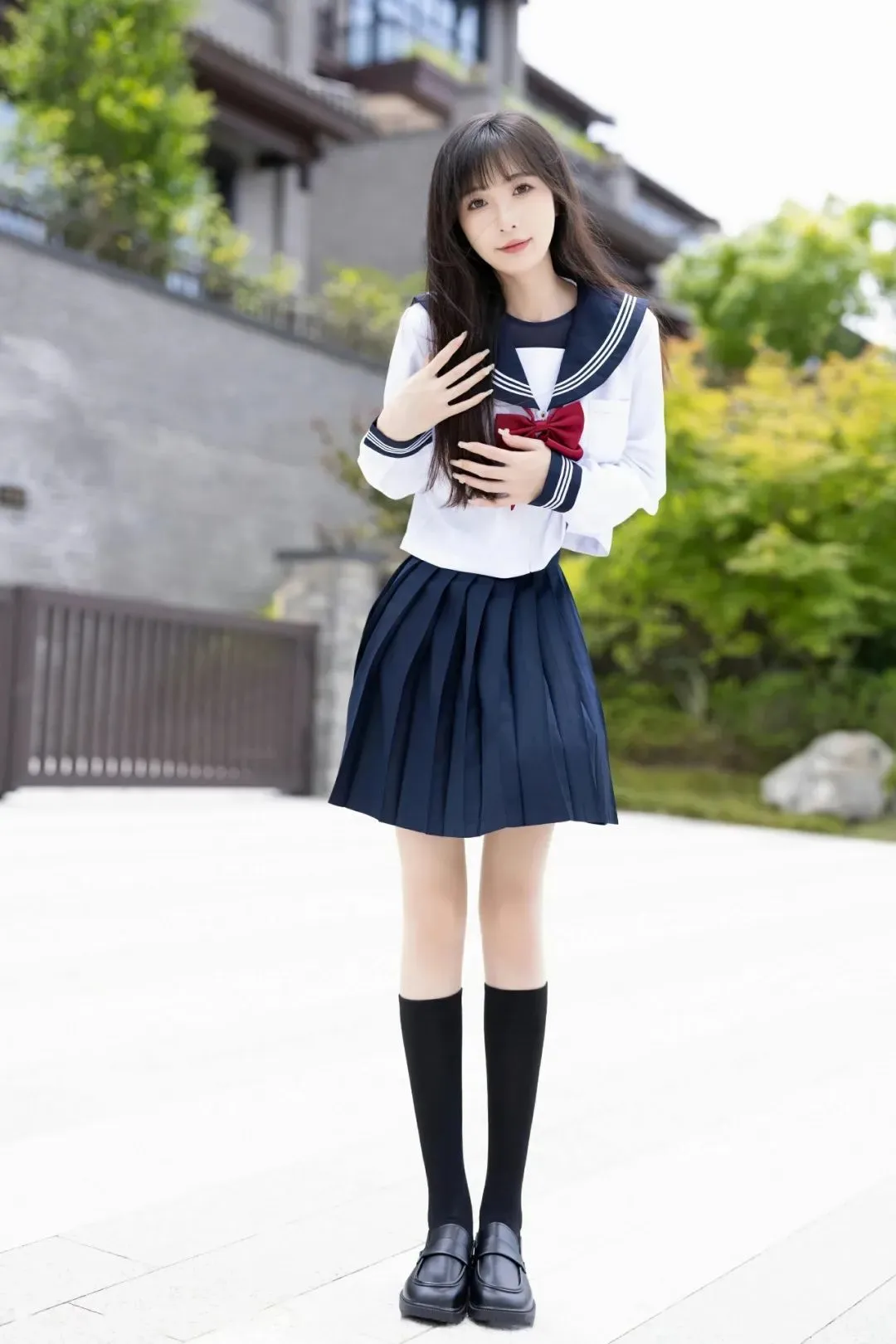 林星阑写真作品——绝美JK女神 摄影评测赏析 | 黑料正能量