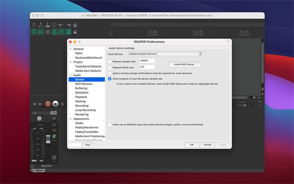 Cockos REAPER Mac版下载-Cockos REAPER for Mac(专业音频编辑制作软件)下载 v6.77官方版